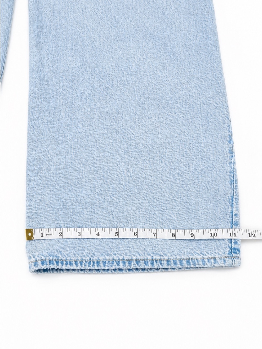 H&M Wide Leg Jeans – Light Wash Denim – Women’s US 4 / EUR 36 - Picture 9 of 12